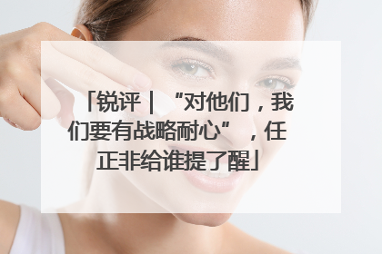锐评｜“对他们，我们要有战略耐心”，任正非给谁提了醒