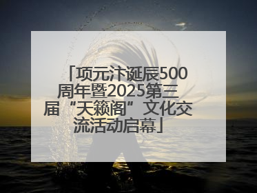 项元汴诞辰500周年暨2025第三届“天籁阁”文化交流活动启幕