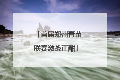 首届郑州青苗联赛激战正酣