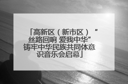 高新区（新市区）“丝路回响 爱我中华”铸牢中华民族共同体意识音乐会启幕
