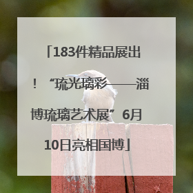 183件精品展出！“琉光璃彩——淄博琉璃艺术展”6月10日亮相国博