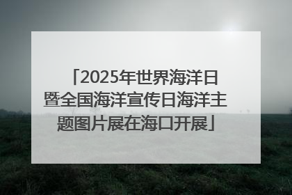 2025年世界海洋日暨全国海洋宣传日海洋主题图片展在海口开展
