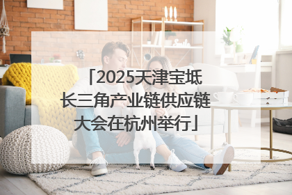 2025天津宝坻长三角产业链供应链大会在杭州举行