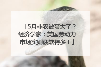 5月非农被夸大了？经济学家：美国劳动力市场实则疲软得多！
